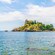 Crystal blue waters surround Isola Bella